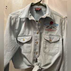 Vintage 2006 daytona beach bike week top L